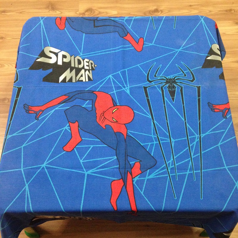 tables cloth (spiderman) for party hire bloemfontein